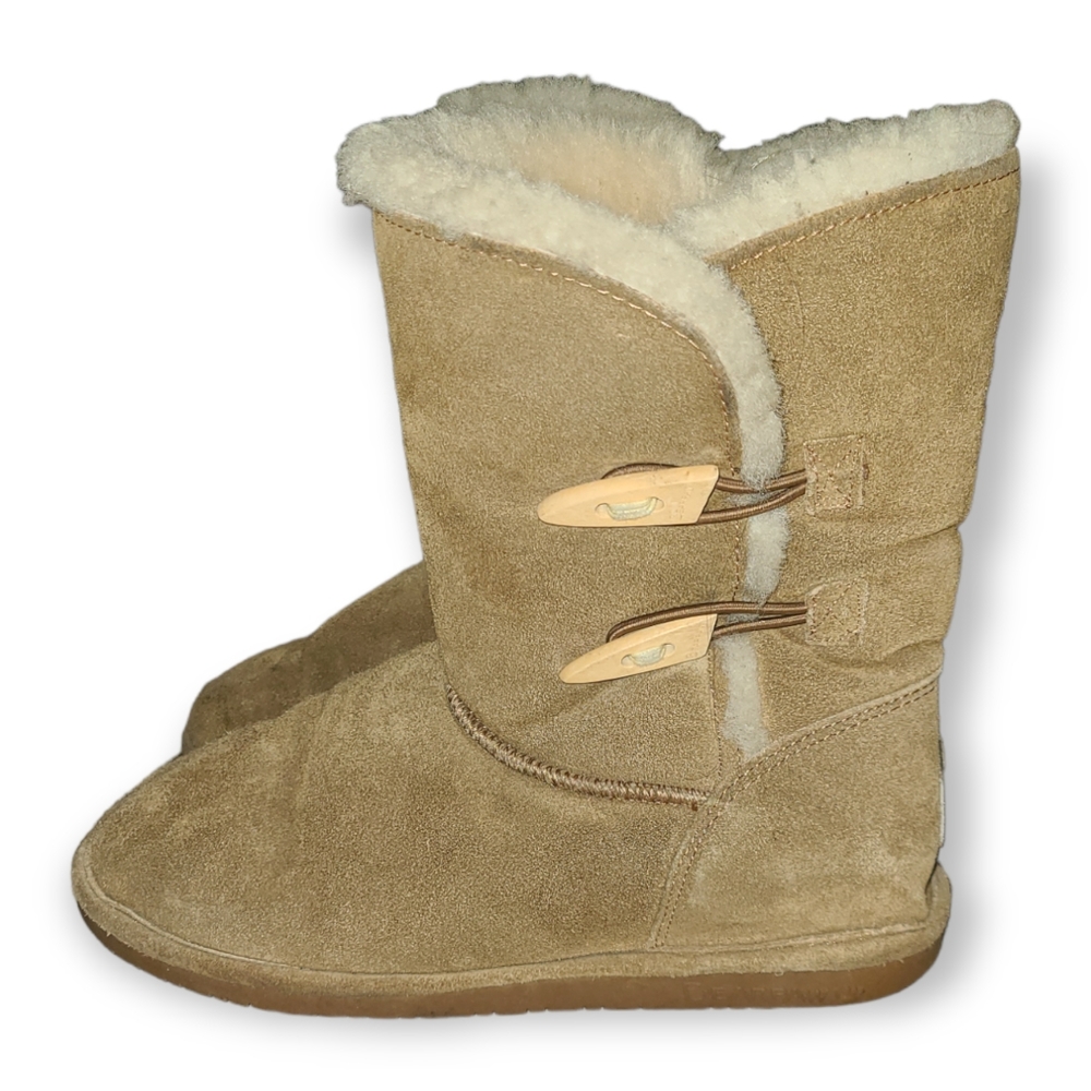 BearPaw Abigail Mid Calf Tan Boot